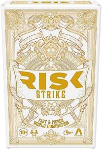 Hasbro Gaming Risk Strike Cards and Dice Game for Adults, Teens, and Kids Ages 10+, Quick-Playing Strategy Card Game for 2-5 Players, 20 Min. Average, Family Games