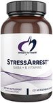 Designs for Health StressArrest - 300mg GABA with Glycine, Pantothenic Acid + Niacinamide (Vitamin B3) to Promote a Calm Stress Response - Non-GMO Gluten Free Supplement (90 Capsules)