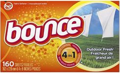 Bounce Dry Sheets, Fabric Softener, Outdoor Fresh Scent 160 ct