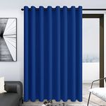 Deconovo Blackout Curtains for Living Room, Room Darkening Curtain Panel for Bedroom, Thermal Insulated Window Curtain, 1 Panel, Royal Blue, 100 W x 95 L Inch Long Curtain, Room Diveder Wide Curtain