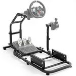 Supllueer Racing Simulator Cockpit Stand Racing Wheel Stand Fit Logitech G29 G920 G923 T300RS T150 PS4 Xbox,Wheel Pedals Seat NOT Included