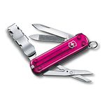 Victorinox, Nail Clip 580, Swiss Army Pocket Knife, Small, Multi Tool, Camping, 8 Functions, Blade, small, Nail file, Nail cleaner