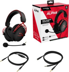 HyperX Cloud Alpha Gaming Headset – Red Stereo Over-Ear