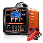 GEARLASSO 12V 24V Car Battery Charger Heavy Duty, 0-15A Automatic Battery Maintainer with Auto Shutoffs, Repair and Winter Mode, Smart Trickle Charger for Car Truck Motorcycle RV AGM Deep Cycle