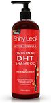 Shiny Leaf Shampoo with Biotin and Velvet Petals Scent, Natural DHT Blockers for Anti-Hair Loss, Healthy Growth, Unisex, Paraben and Sulfate Free