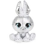 GUND Official, P.Lushes Cute Designer Fashion Collectable Pets Special-Edition B.G. Night RabbitPremium Stylish Stuffed Animal Soft Plush, Silver Metallic, 15.2cm Soft Toy For Girls and Boys