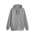 PUMA Men's BMW MMS HDD Sweat Jacket, Medium Gray Heather, M