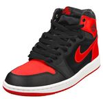 Nike Women's Air Jordan 1 High OG Satin Bred FD4810-061 (US Footwear Size System, Adult, Women, Numeric, Medium, 10), Red, 10