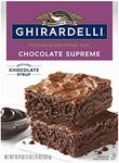 Ghirardelli Chocolate Supreme Brownie Mix, 18.75-Ounce Boxes (Pack of 12)