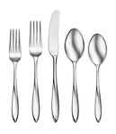 Oneida Lunette 20 Piece Service for 4 Stainless 18/10 Flatware Set