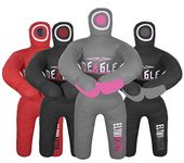 Deagle Eliminator 4 FT Kids MMA Wrestling BJJ Training Grappling Submission Dummy (Black/Pink, 4FT)