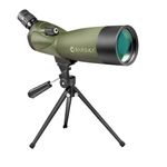 BARSKA Blackhawk 20-60x60 Angled Spotting Scope with Tripod, Soft Carrying Case And Premium Hard Case