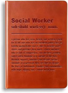 Social Worker Gift Social Worker Quote Leather Journal Notebook Social Work Appreciation Gifts Retirement Social Work Volunteer Gift (Social worker Definition)