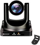 AVKANS PTZ Camera 30x Optical Zoom 3G-SDI USB IP Live Streaming AI Tracking Camera, PoE HDMI PTZ Cam for Church Event Livestream Services vMix OBS Wirecast