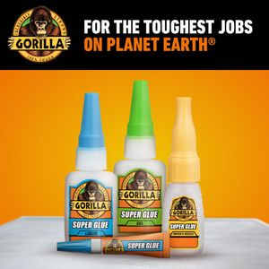 Gorilla Super Glue Gel XL 25g – Fast-Setting, All Purpose, Thicker Formula