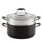 Anolon 83890 Advanced Steamer Set, Graphite