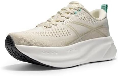 ALLSWIFIT Women's Road Running Shoes Walking Sneakers,Beige,8