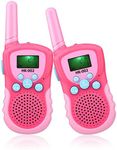 REFENG Walkie Talkie for Kids Handheld 2 Way Radio Toys Max. 3KM Long Rang Children Walky Talky with LCD Screen Flashlight for Children Indoor Outdoor Games Camping Hiking