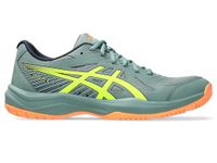 ASICS Mens Upcourt 6 Celadon/Safety Yellow Badminton Shoes - 11 UK (1071A104.300)