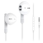 Wired Earbuds with Microphone, Kimwood Earphones Wired HiFi Stereo Sound, Powerful bass and Crystal Clear Audio, Ear Buds Compatible with iPhone, iPad, Android Phones, MP3, Laptop, Computer, etc.