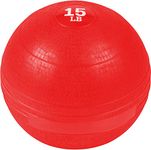 Trademark Innovations Exercise Slam Medicine Ball (Red, 15 Lbs.)