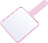 Minkissy Hand Mirror Handheld Mirror with Handle Makeup Mirror Vanity Mirror with Handle for Travel, Home and Salon Pocket Mirror