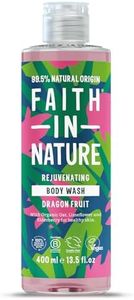 Faith In Nature Natural Dragon Fruit Body Wash, Rejuvenating Shower Gel, Vegan and Cruelty Free, No SLS or Parabens, 400 ml