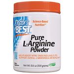 Doctor's Best L-Arginine Powder, Non-GMO, Vegan, Gluten Free, Soy Free, Helps Promote Muscle Growth, 300 Grams