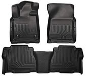 Husky Liners - Weatherbeater Floor Mats | Fits 2012-2013 Tundra CrewMax Double/CrewMax Cab | Front & 2nd Row, 3 pcs. | Black - 99591