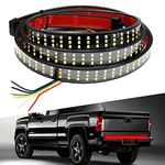 60" 3 Row 432 LED Strip Tailgate Light Bar Truck Reverse Brake Signal Tail Lamp