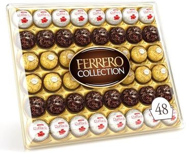 Ferrero Collection - 48 Specialità Assortite al Cioccolato, Racchiuse in una Elegante Scatola Natalizia, Idea Regalo Natale, Compleanno e Anniversario, Confezione da 518 gr