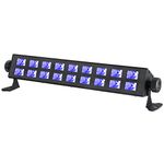 WOWTOU 395nm 18x3W UV LED Black Light for Parties Blacklight Reactive Fluorescent Paints Posters Room Decor