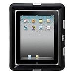 Pyle Universal iPad Waterproof Case, Marine Water Resistant IPX8 Outdoor Rugged Heavy Duty Tough Durable Shockproof Dustproof Protective Case with Screen Protector and Headphone Jack (Black)