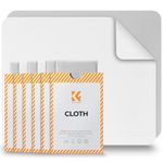 K&F CONCEPT Glasses Cleaning Cloth | Premium Microfiber Cleaning Cloths, Lens Cleaning Cloth for Camera Lenses, Eyeglasses, Screens, Cameras, Tablets -Washable, 6 Pack, 6 x 7 inches (15 x 18 cm)