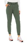 Med Couture Women's Touch CollectionYoga Jogger Jenny Scrub Pant, Olive, Small