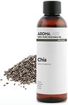 100% Organic cold pressed Chia oil - 100ml - Pure, Natural, from organic farming - Aroma Labs