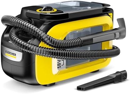 KÄRCHER Spot Cleaner SE 3-18 Portable Battery Powered, Removes Tough Stains, Perfect for Cars, Carpets, Upholstery, Pet Stains, 18V 2.5AH Battery