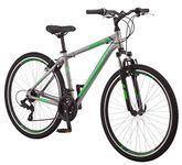 Schwinn GTX 1.0 Comfort Adult Hybrid Bike, Dual Sport Bicycle, 18-Inch Aluminum Frame, 21-Speed Trigger Shifters, Grey