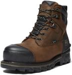 Timberland PRO men's Boondock Hd 6 Inch Composite Safety Toe Waterproof Industrial Work Boot, Brown-2024 New, 8