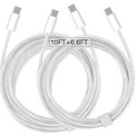 6/10 Ft USB C to USB C Fast Charger Cable for New iPad Pro 12.9 in 6th/5th/4th/3rd Gen, iPad Pro 11-inch 4th/3rd/2nd/1st, iPad Air 5/4, iPad 10th Generation, iPad Mini 6, iPad/Pro Type C Charging Cord