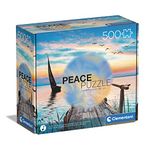 Clementoni 35121 Peaceful Wind 500 Pieces, Made in Italy, Jigsaw Puzzle for Adults, Multicolor, Medium