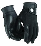 HJ GLOVES Women's Black Winter Performance Golf Glove, Large, Pair