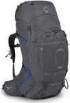 Osprey Aether Plus 70L Men's Backpacking Backpack, Eclipse Grey, Small/Medium