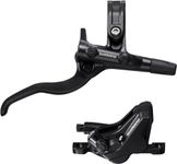 SHIMANO Deore BL-M4100/BR-MT420 Disc Brake and Lever - Rear, Hydraulic, Resin Pads, Gray