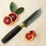 PAXMER Wooden Handle Iron Prof Knife/Fish & Vegetable Cutting Traditional Chef Medium 4 inch Blade Knives