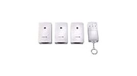 Woods 13569 13569WD Indoor Wireless Remote Kit up to 66 ft. Range; Ideal for Holiday Decorations; Works Through Walls Windows and Doors; Controls up to 3 Devices; 3-Outlet Pack; White/Orange