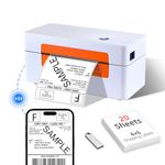 vretti Bluetooth Thermal Label Printer,4x6 Shipping Label Printer Postage Label Printer for Shipping Packages Small Business,Widely Used for Amazon,Ebay,Etsy,Shopify,USPS