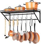 OROPY 31 Inch Wall Mounted Pot Rack