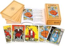 Qualis 78 PCS Original Tarot Cards And Book For Beginners Set | Deck with 100 Page Guide Book | Tarot Card Set By Pamela Colman - Smith-Waite Rider Deck For Beginners