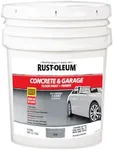 Rust-Oleum 320172 Concrete & Garage Floor Paint and Primer, 5 Gallon, Satin Battleship Gray